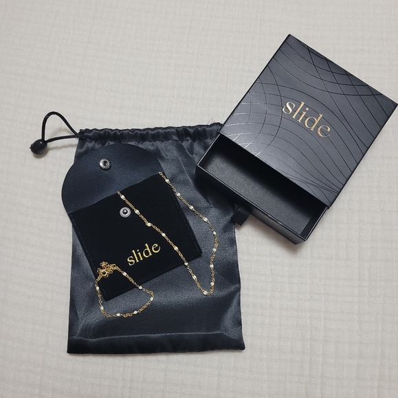 Slide Jewels Jewelry Nwt Slide Honey Box 8k Gold Plated Jewelry